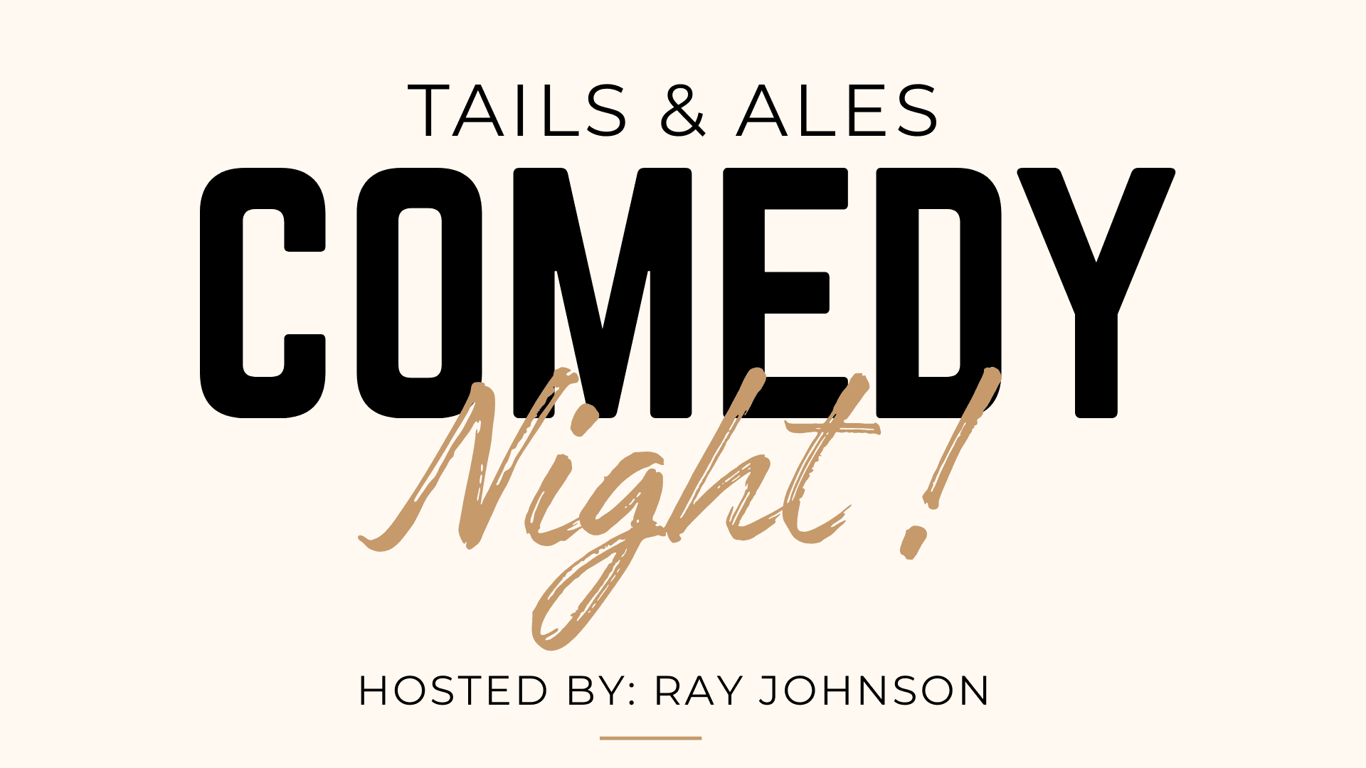 comedy night graphic